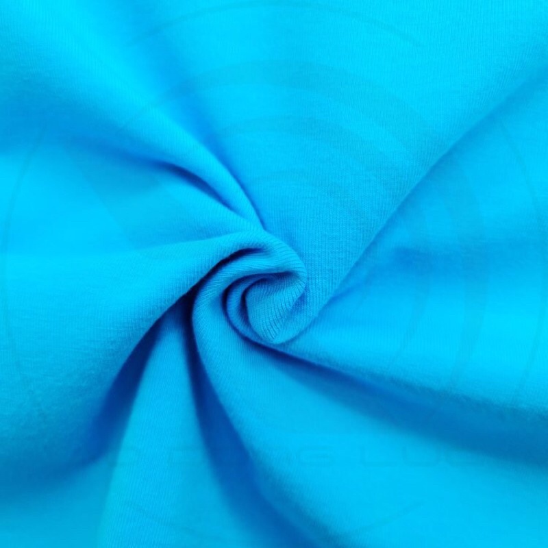 Vải cotton vải thun màu xanh ya xanh hoà bình