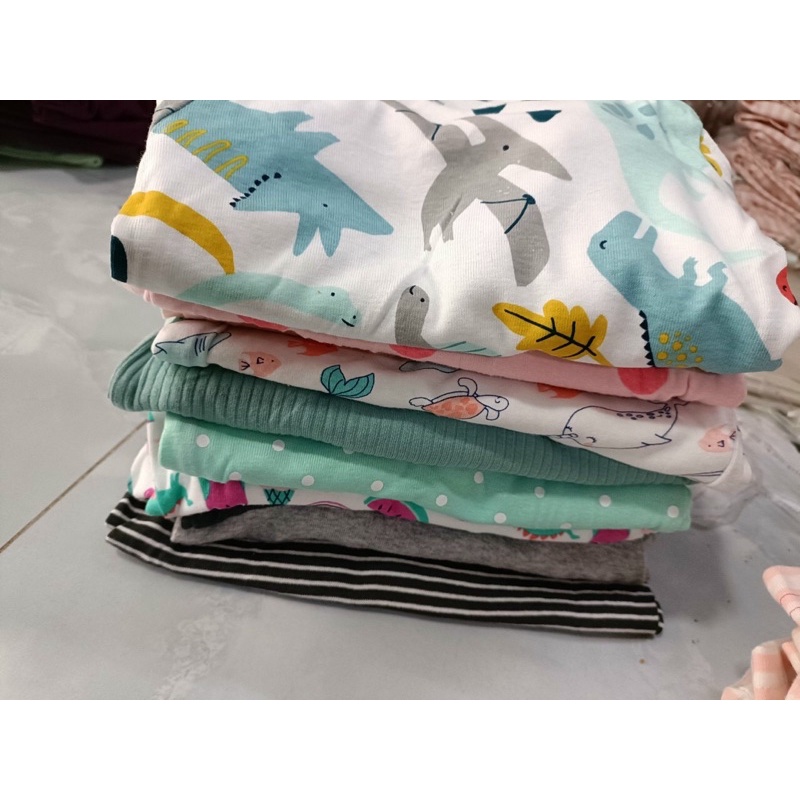 Bộ thun bozip ôm body dài cho bé 5-13kg