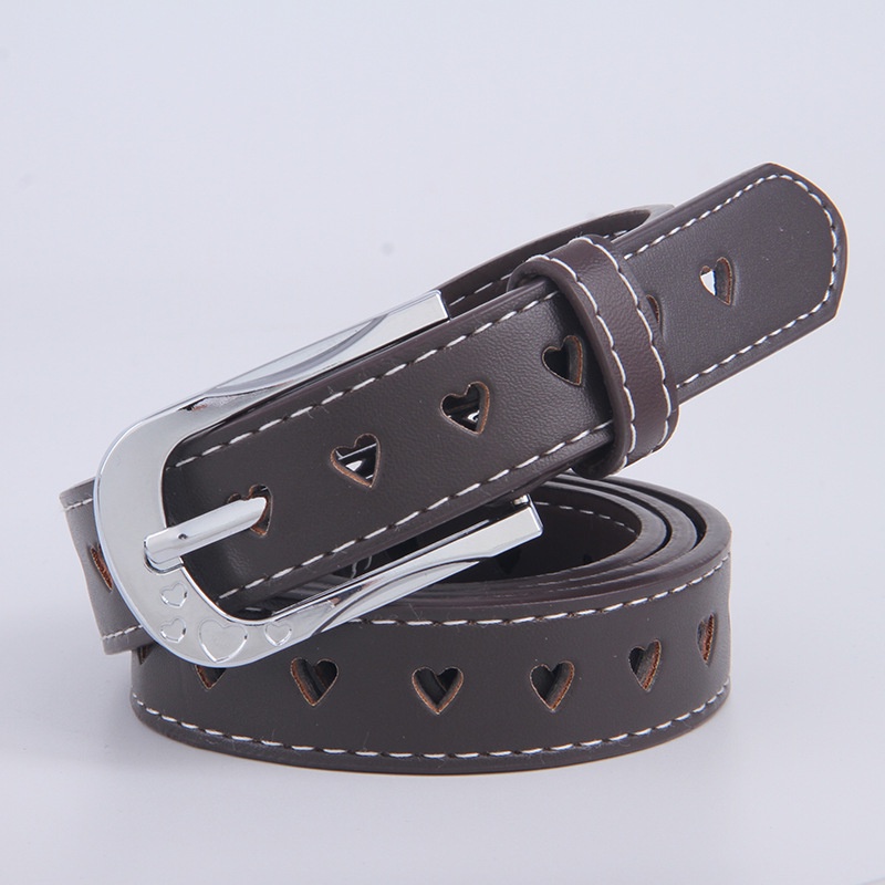 Thắt Lưng Họa Tiết Trái Tim Đơn Giản Phong Cách Retro Với 5 Màu Tùy Chọn Cho Nữ