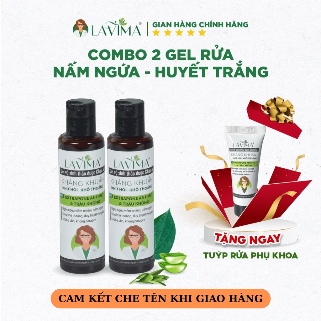 Combo 2 Dung Dịch Vệ Sinh LAVIMA - 100% Thảo Dược Châu Âu