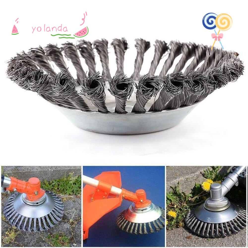 Đầu Cắt Cỏ 6 / 8 Inch Bằng Sợi Thép Tiện Dụng Cho Sân Vườn