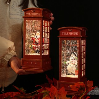 Hộp nhạc telephone Box trang trí, quà tặng giáng sinh