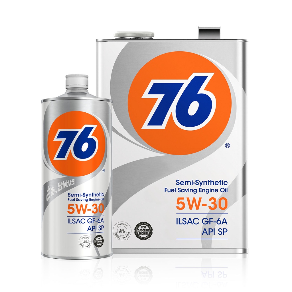 Nhớt 76 LUBRICANTS 5W-30 (GF-6A_5W30) nhớt xe ô tô động cơ xă.ng nội địa Nhật (4.0L) mã: 76 LUBRICANTS 5W-30.