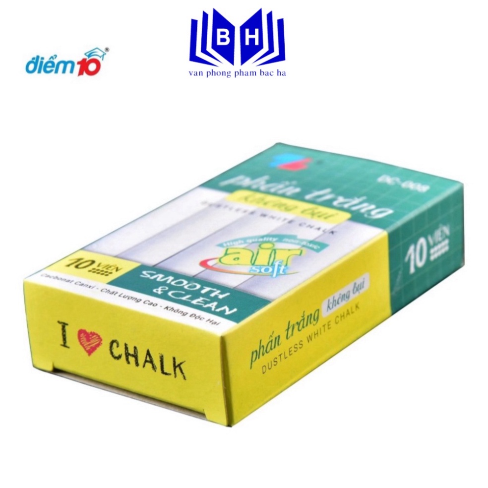 Phấn không bụi Thiên Long DC-008 ( 10 viên / hộp )