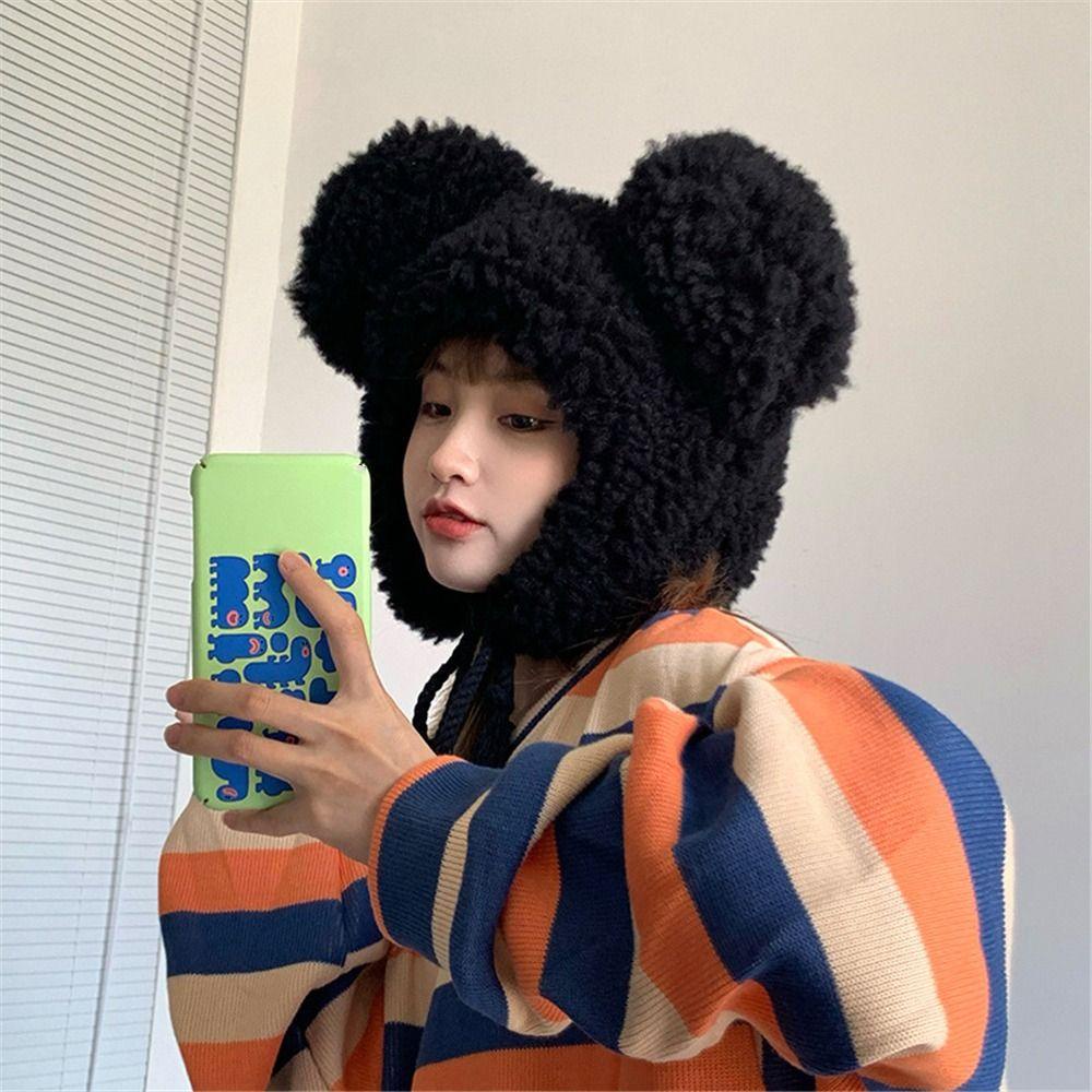 Mũ Che Tai Giữ Ấm Chống Gió Thời Trang Mùa Đông