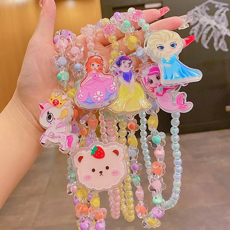 Bộ Trang Sức Hình Nàng Tiên Cá Dễ Thương Dành Cho Bé Gái