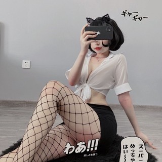 Set đồ ngủ Cosplay Cô thư ký TuTu L246