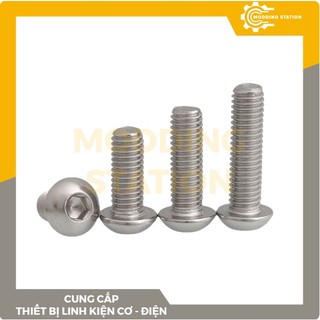 Bu lông lục giác chìm đầu dù inox 304 size m2.5x4, 5, 6, 8, 10, 12, 14, 16, 18, 20, 25, 30, 35, 40