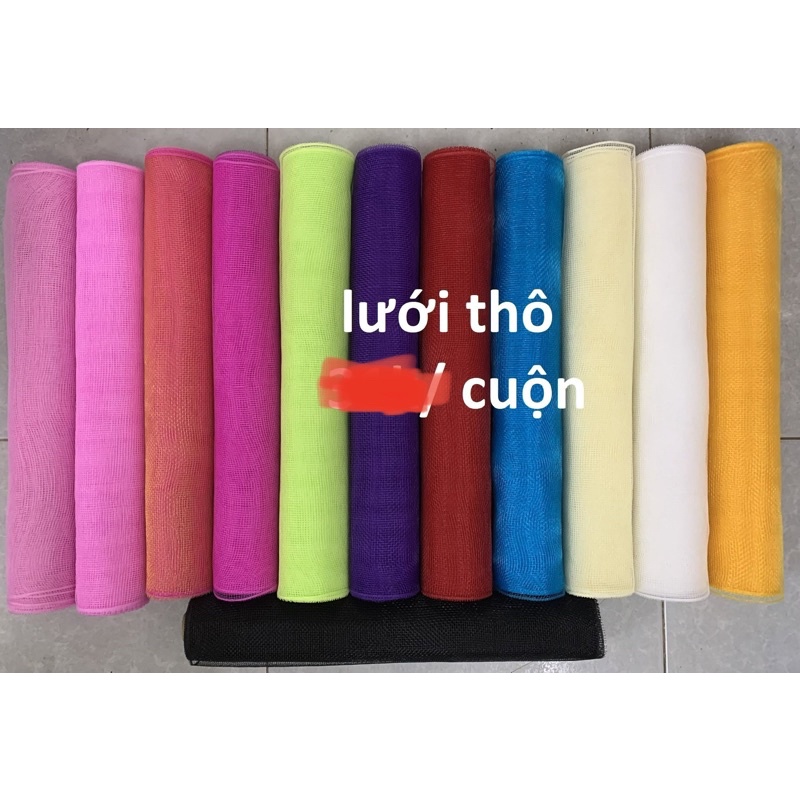 lưới thô, lưới cứng gói hoa bản 50cm, dài 9m