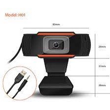 Webcam  VCAM độ phân giải 640p có micro phone - 4 đèn led trợ sáng (nhiều màu)- Hình Ảnh Đẹp Rõ Nét