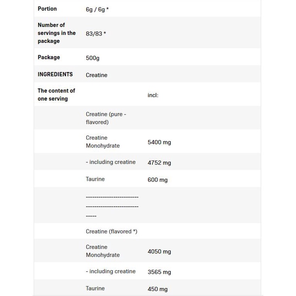 SFD Creatine Monohydrat 500g