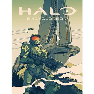 Poster game Halo phong cách retro