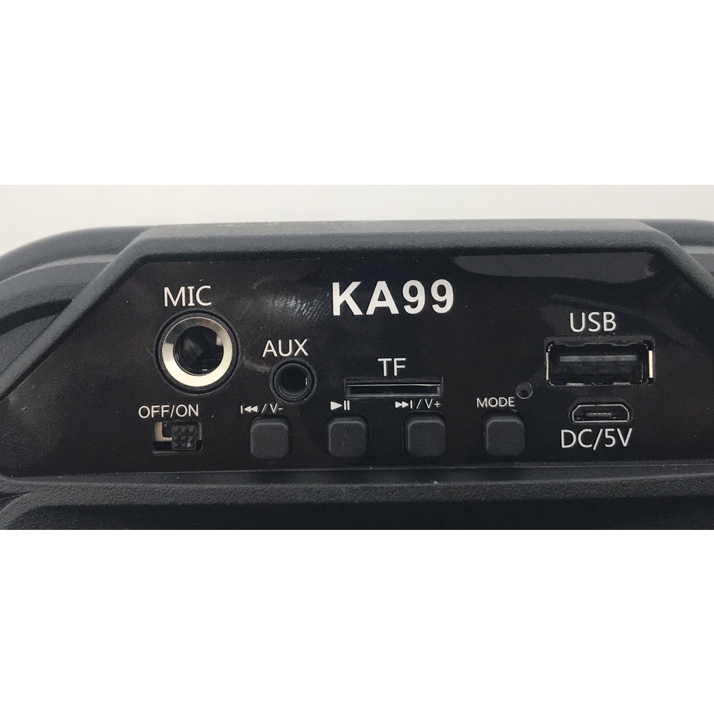 Loa Bluetooth Karaoke TWS KA99 Công Suất Lớn Kèm Mic, Bass Mạnh Kết Nối Thẻ Nhớ USB AUX Nghe Đài FM Pin lâu