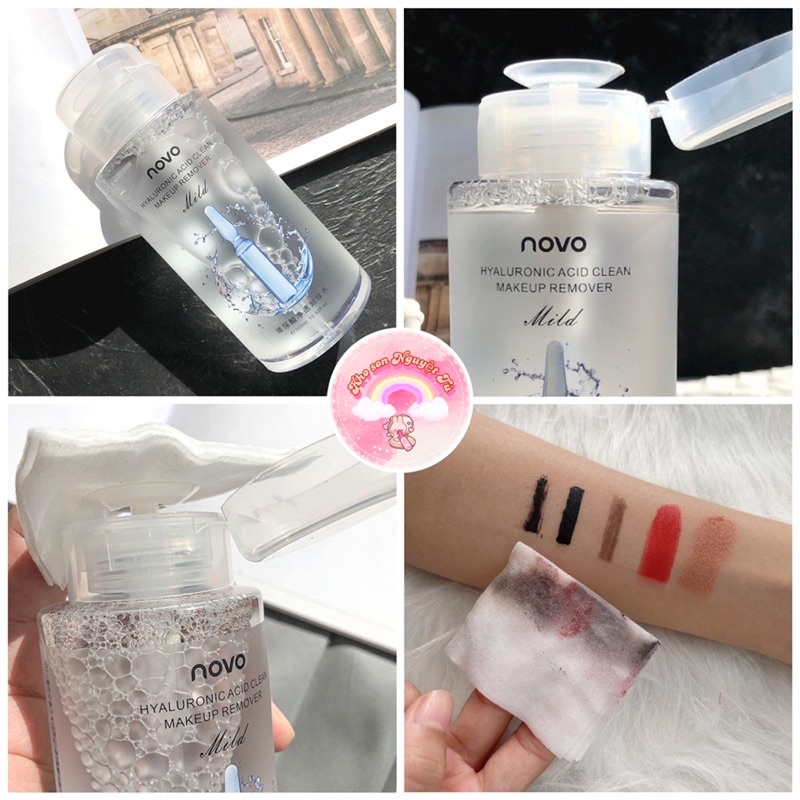 Nước tẩy trang Novo làm sạch sâu nắp ấn tiện lợi 300ml thích hợp mọi loại da