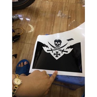 Decal dán mỏ dè dán duoc nhieu loai xe