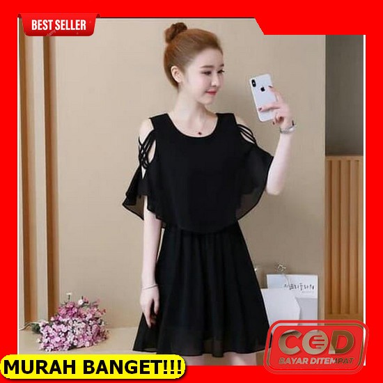 Đầm Dự Tiệc Màu Đen 2 Trong 1 Thời Trang Cho Nữ Tuổi Teen + Đầm Thổ Cẩm Ld100 P110Cm