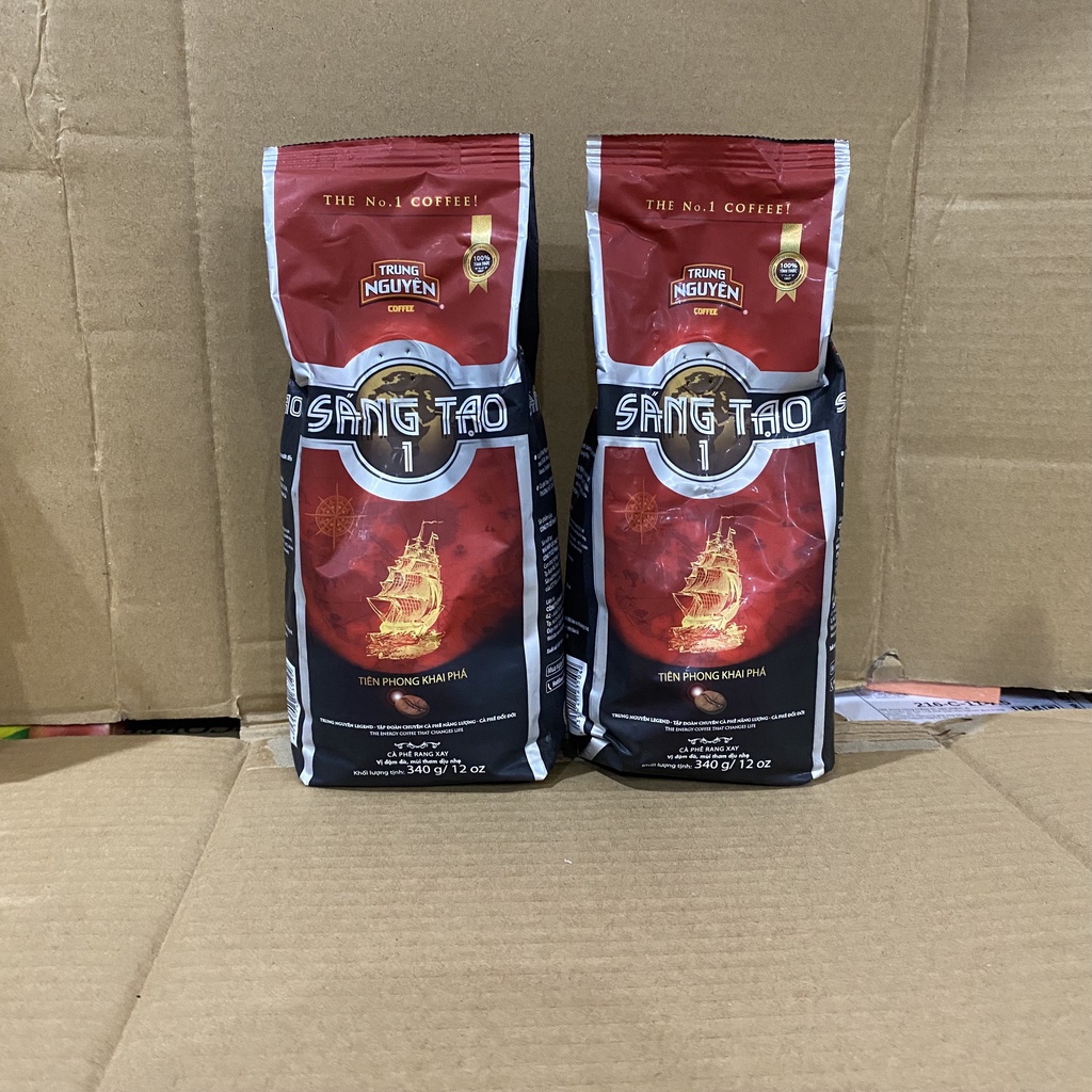 Cà Phê Rang Xay Trung Nguyên Loại Sáng Tạo 1 - 2 - 3 - 4 - 5 - Gói 340g