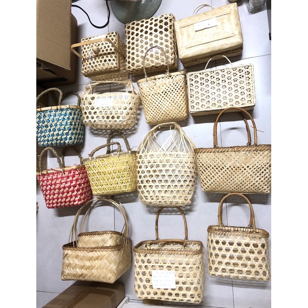 Giỏ Hộp mây tre đựng quà Tết HCM Giá sỉ