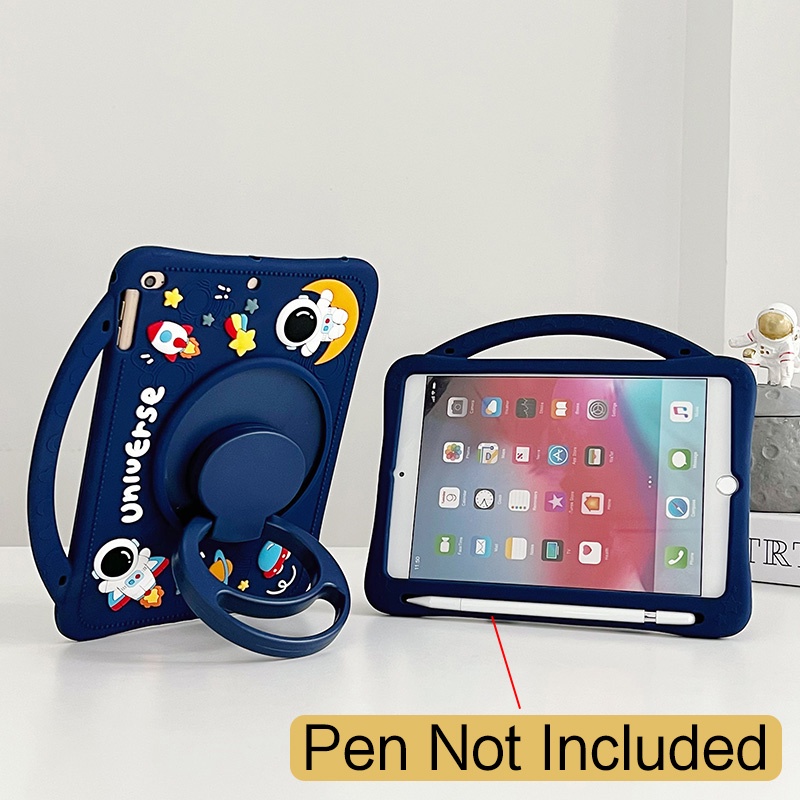 Bao Da Máy Tính Bảng Silicone 360 Độ Cho Redmi Pad 10.61inch 2022 Xiaomi Pad 5 11inch 2021° Hộp Đựng Đứng Có Tay Cầm Xoay