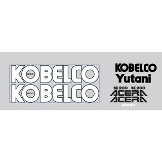 TEM MÁY XÚC KOBELCO SK200-8