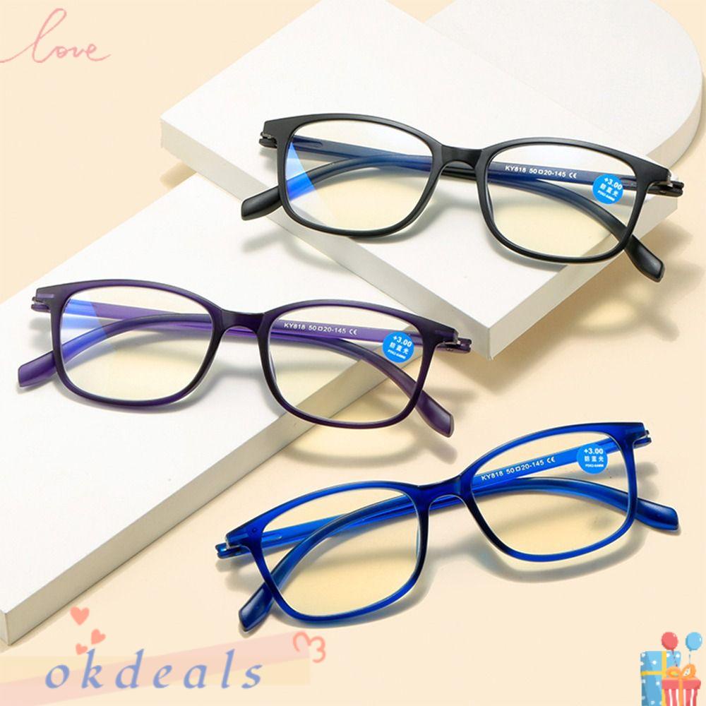 Kính Đọc Sách Chống Ánh Sáng Xanh Phong Cách Vintage Đơn Giản