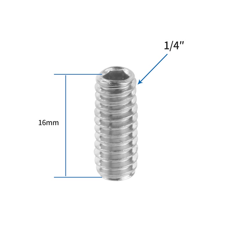 Cánh Tay Đòn Mini Hai Đầu Bi 1 / 4 inch CNC Cho Giá Ba Chân Camera Đèn LED Video