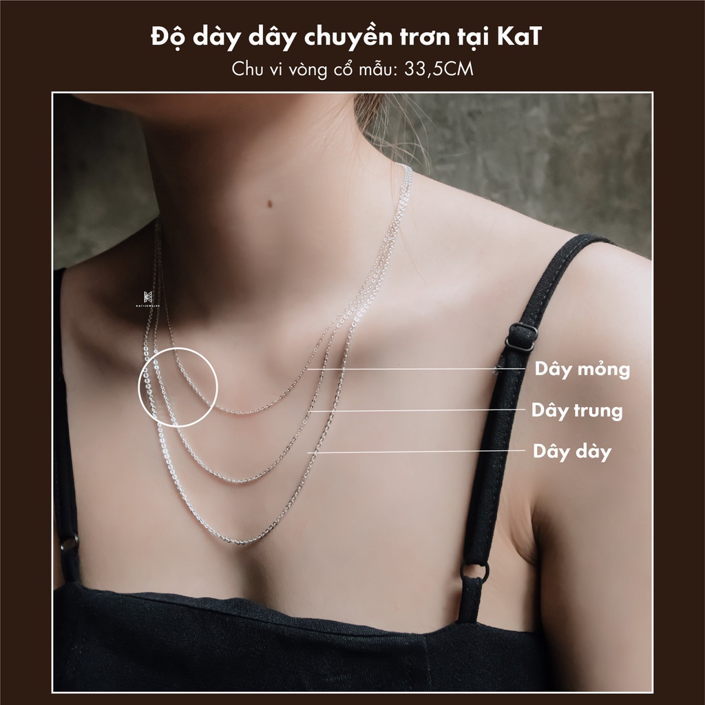 Mặt Dây Chuyền Bạc 925-Cỏ Bốn Lá May Mắn-KaT Jewelry