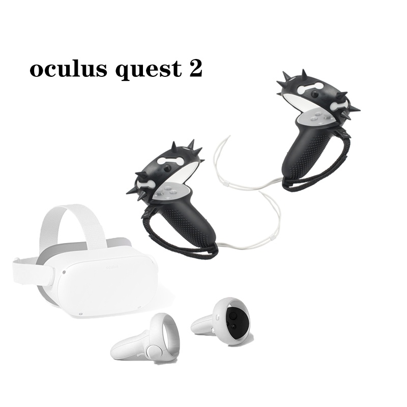 Vỏ Bảo Vệ Cho Oculus Quest 2 VR Phụ Kiện Vr Tay Cầm Tay Cầm Nắp Silicon Bảo Vệ Toàn Diện Bao Tay Cho