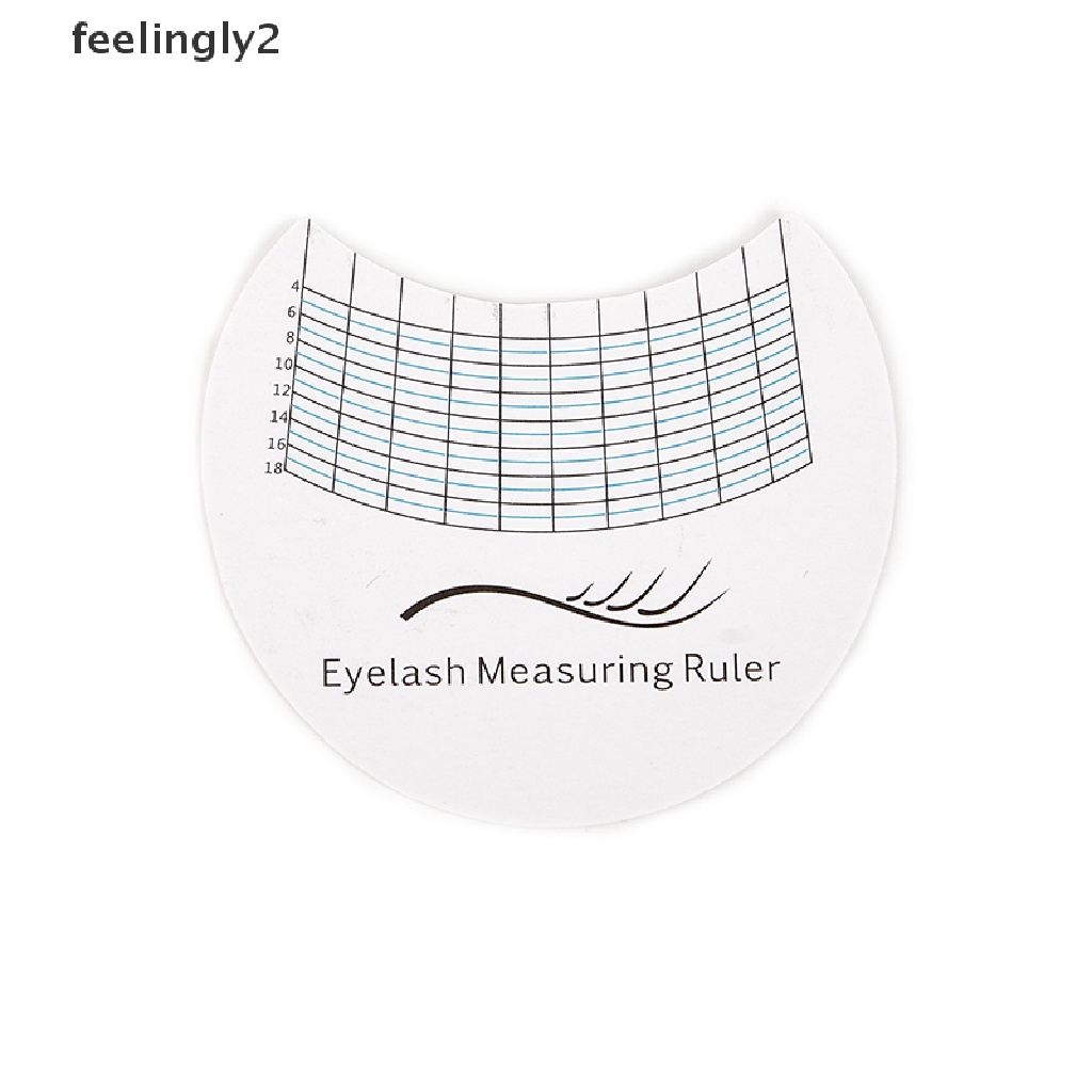 Bộ 5 / 10 Thước Đo Lông Mi / Lông Mày Dạng Cong Dài Dễ Sử Dụng