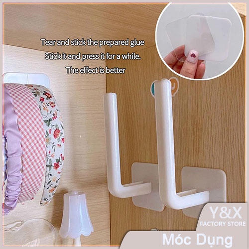 Y&amp;X 1 Móc Treo Đồ Dán Tường Không Để Lại Dấu Tiện Dụng
