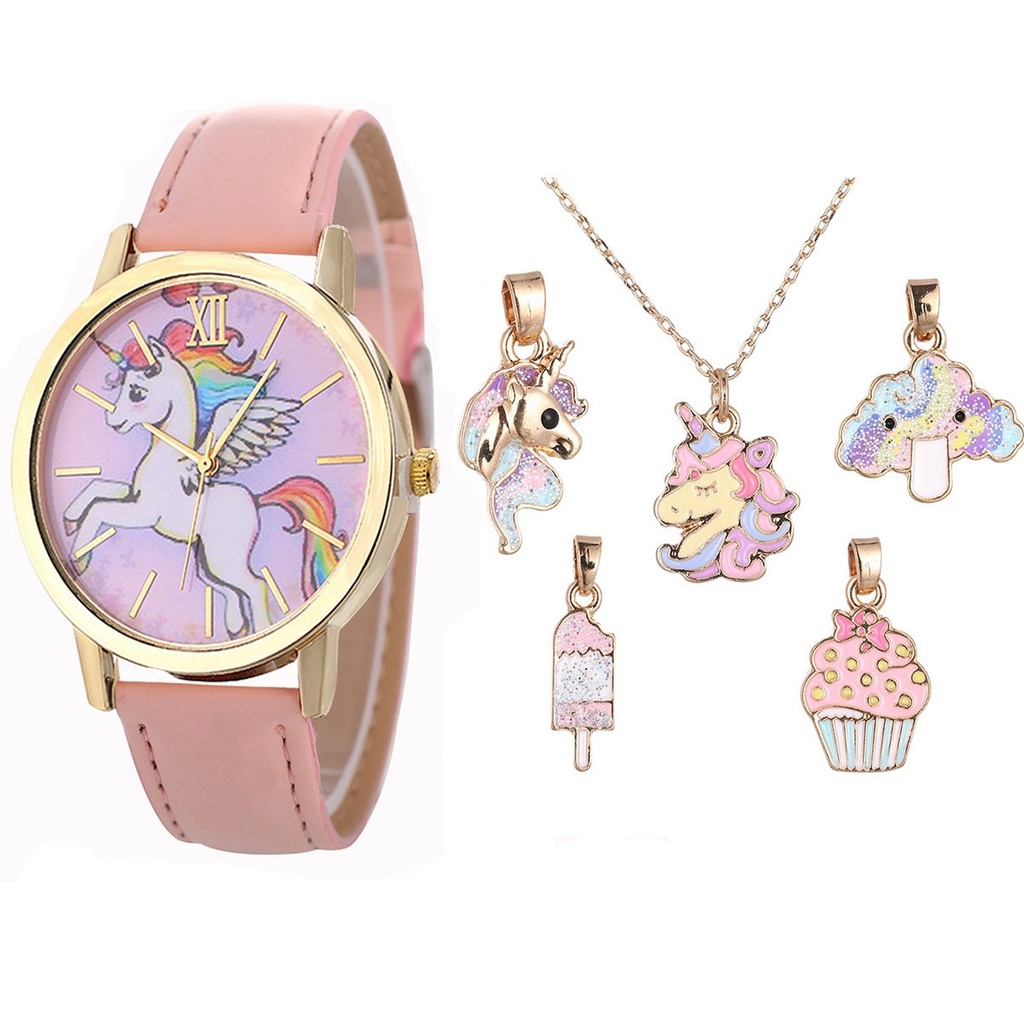 ĐỒNG HỒ +PHỤ KIỆN 6 MÓN PONY JUSMI /A5.1610