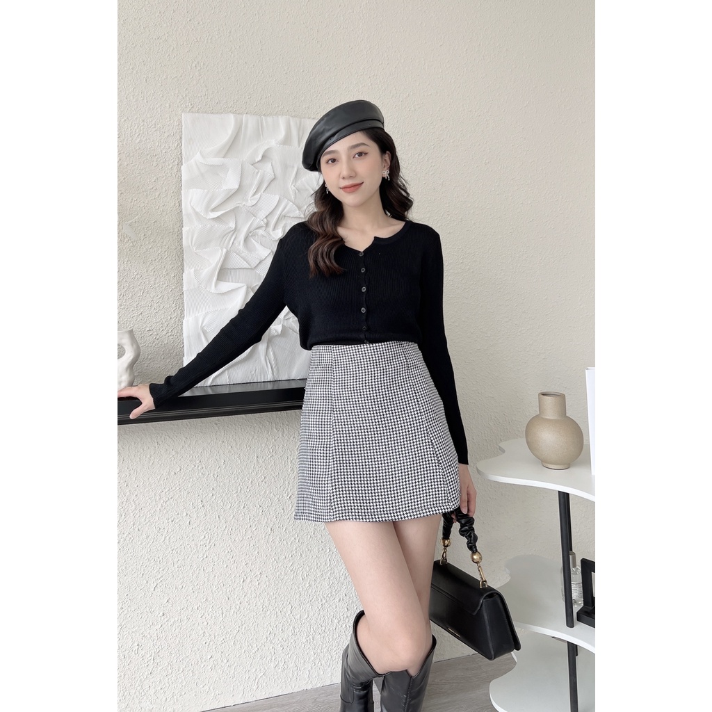 CARDIGAN TRƠN DÀI TAY BASIC