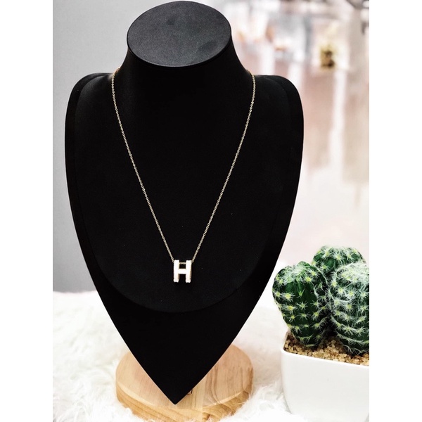 Dây chuyền HM trắng vàng