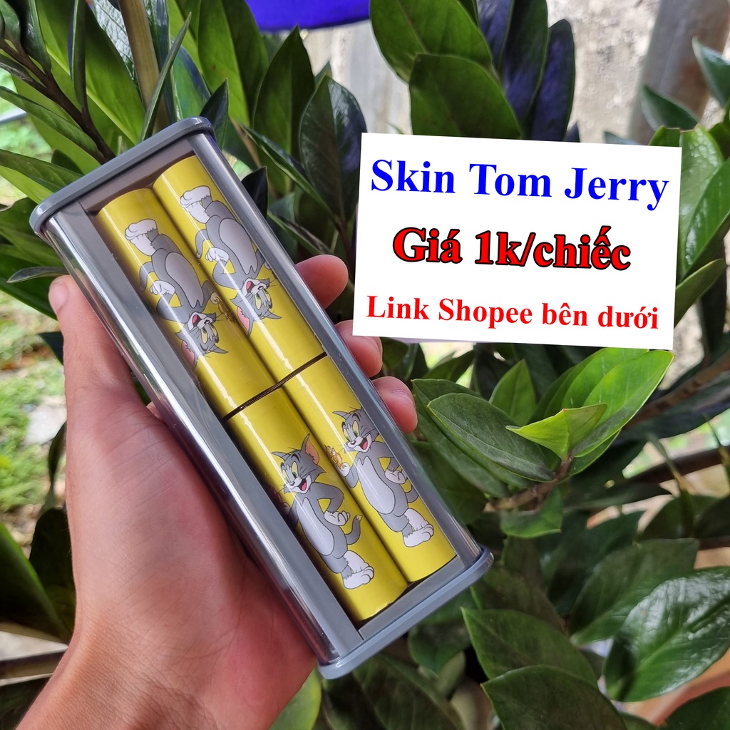 Miếng Dán Bảo Vệ Pin 18650 - Skin Pin 18650 - Vỏ Bọc Pin 18650