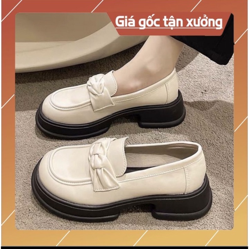 Giày lười đế bệt 3cm