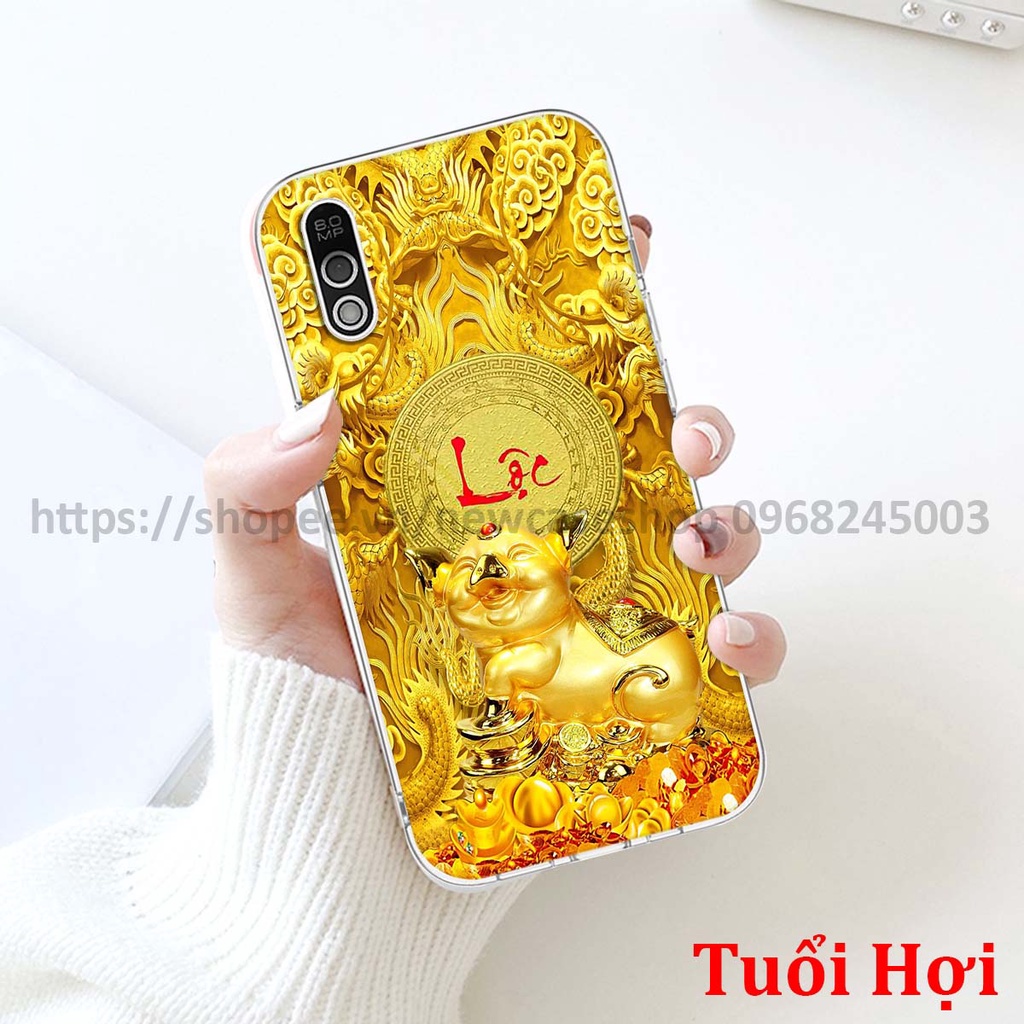 Ốp Vsmart Bee / Bee 3 in hình 12 Con Giáp Tài Lộc 3D