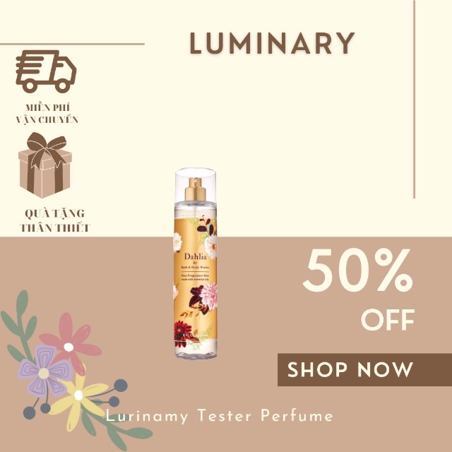 Xịt thơm Bath & Body Works - Dahlia