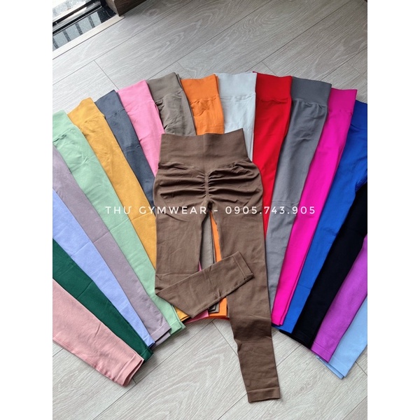 Quần legging thể thao cạp cao tôn dáng dành cho nữ tập gym yoga