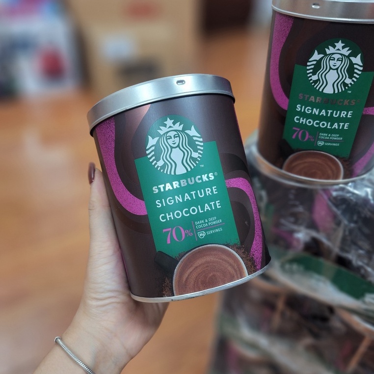 Bột Socola Starbuck 300GR - Chocolate Starbucks 70% Cacao, 42% Ca Cao