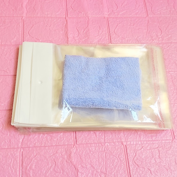 500g Túi Opp dán mép  18x20cm  - Túi ni lông băng keo dán miệng - Bao nilon dán miệng