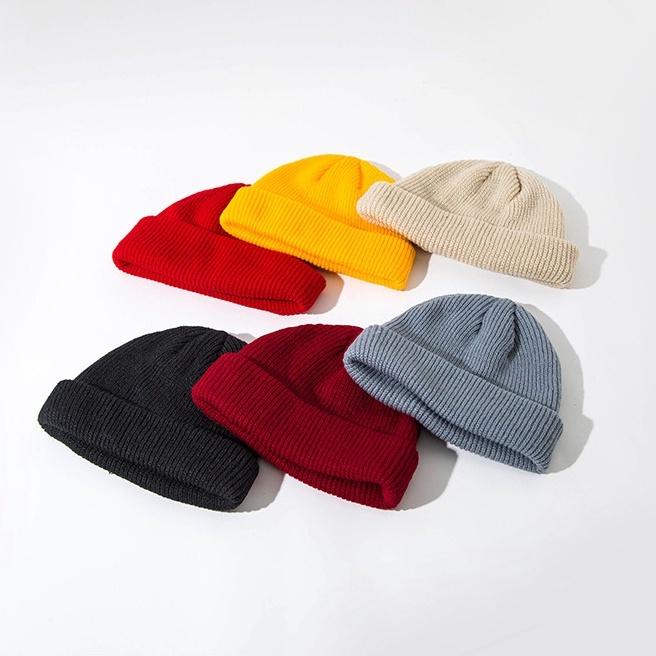 PVN54088 Mũ len beanie nhiều màu len dày unisex trend đông