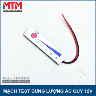 Mạch test dung lượng bình ắc quy 12V