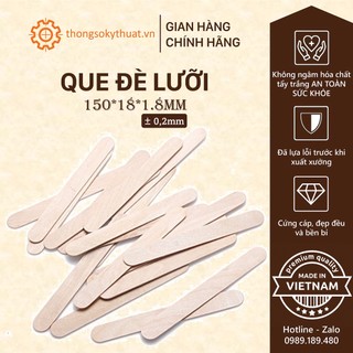1kg QUE ĐÈ LƯỠI GỖ dài 150mm đã lựa lỗi (bán theo kg)
