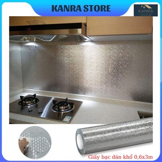 Giấy bạc dán bếp 💥free ship💥cuộn giấy bạc tráng nhôm dán bếp, dán tủ...; kt 3m x 0,6m - tiện ích cho căn bếp