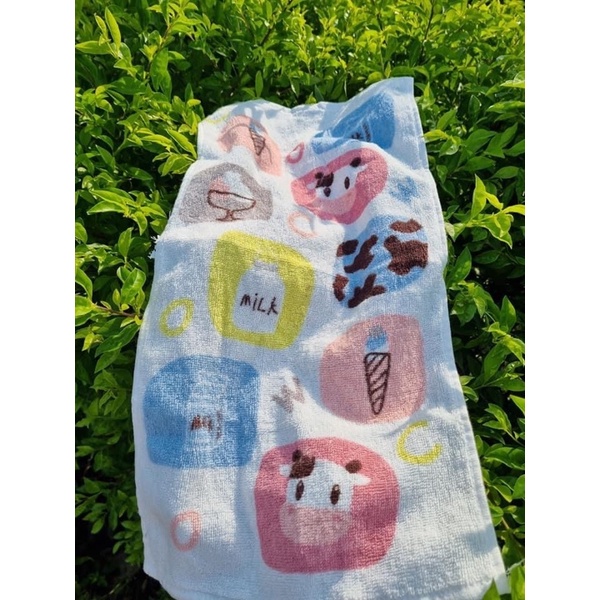 Khăn mặt cotton hình thú 25x50cm