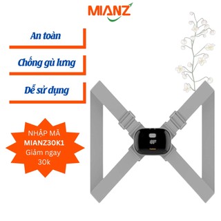 Đai chống gù lưng thông minh điều chỉnh tư thế - Cảm biến báo rung, cảnh báo chống gù cho cả trẻ em - MIANZ STORE