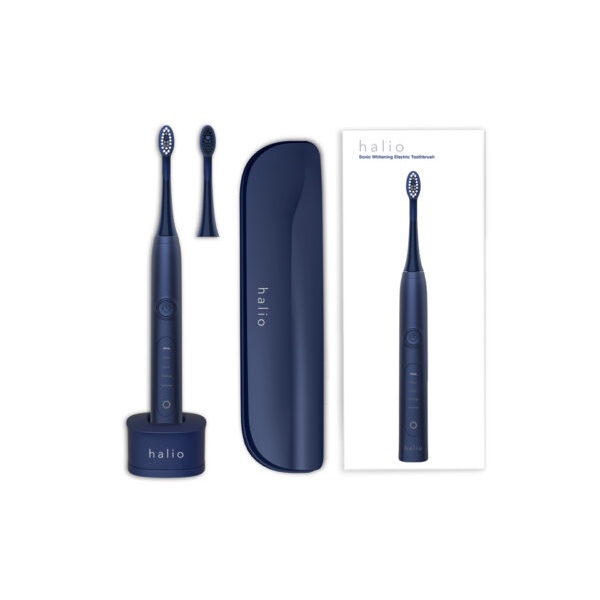 Bàn Chải Điện Halio Sonic Whitening Electric Toothbrush Hồng- Xanh - Tím [Tặng Kèm 2 Đầu Bàn Chải Điện]