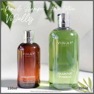 [GIẢM RỤNG- MỌC TÓC] Bộ Dầu Gội Bưởi vs Tinh Dầu Bưởi ViJully Ngăn Ngừa Rụng -Hỗ Trợ Mọc Tóc - Làm Dài Tóc