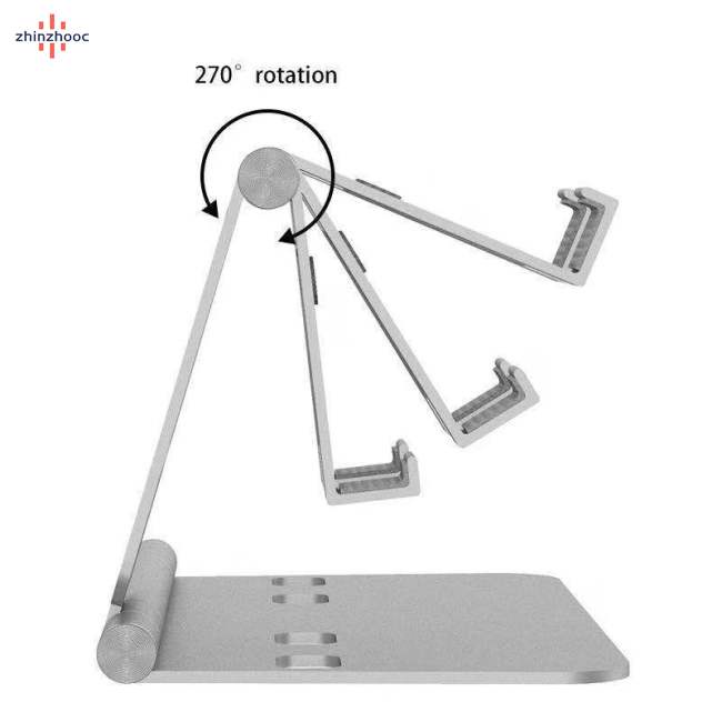 Giá Đỡ Máy Tính Bảng Bằng Nhôm Có Thể Gập Lại Cho Apple iPad iPhone x / 8 Samsung Galaxy Tab