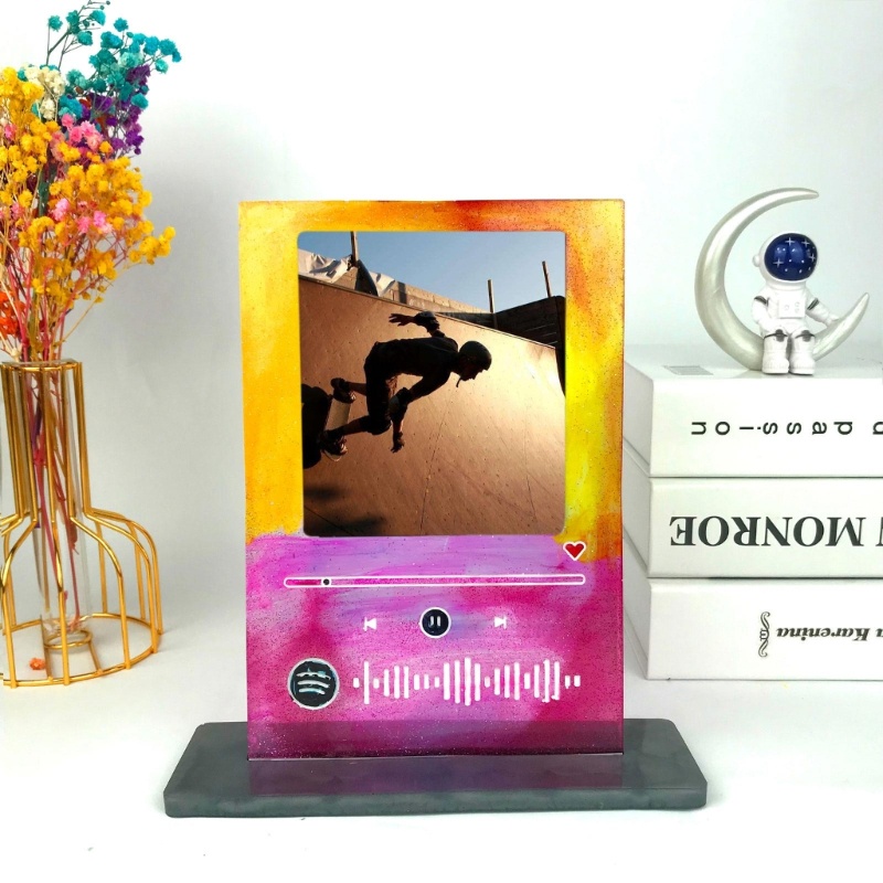 Khuôn Silicone Làm Khung Ảnh MP3 Để Bàn Trang Trí DIY